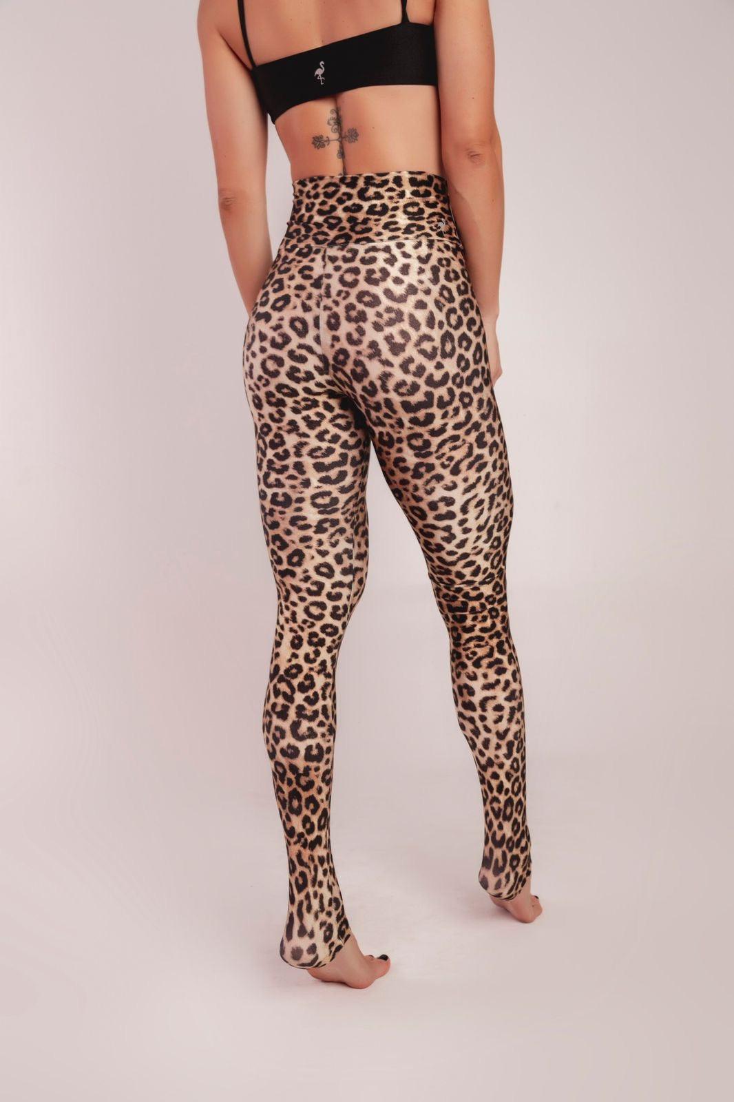 Legging Glossy Onça - LubyLu