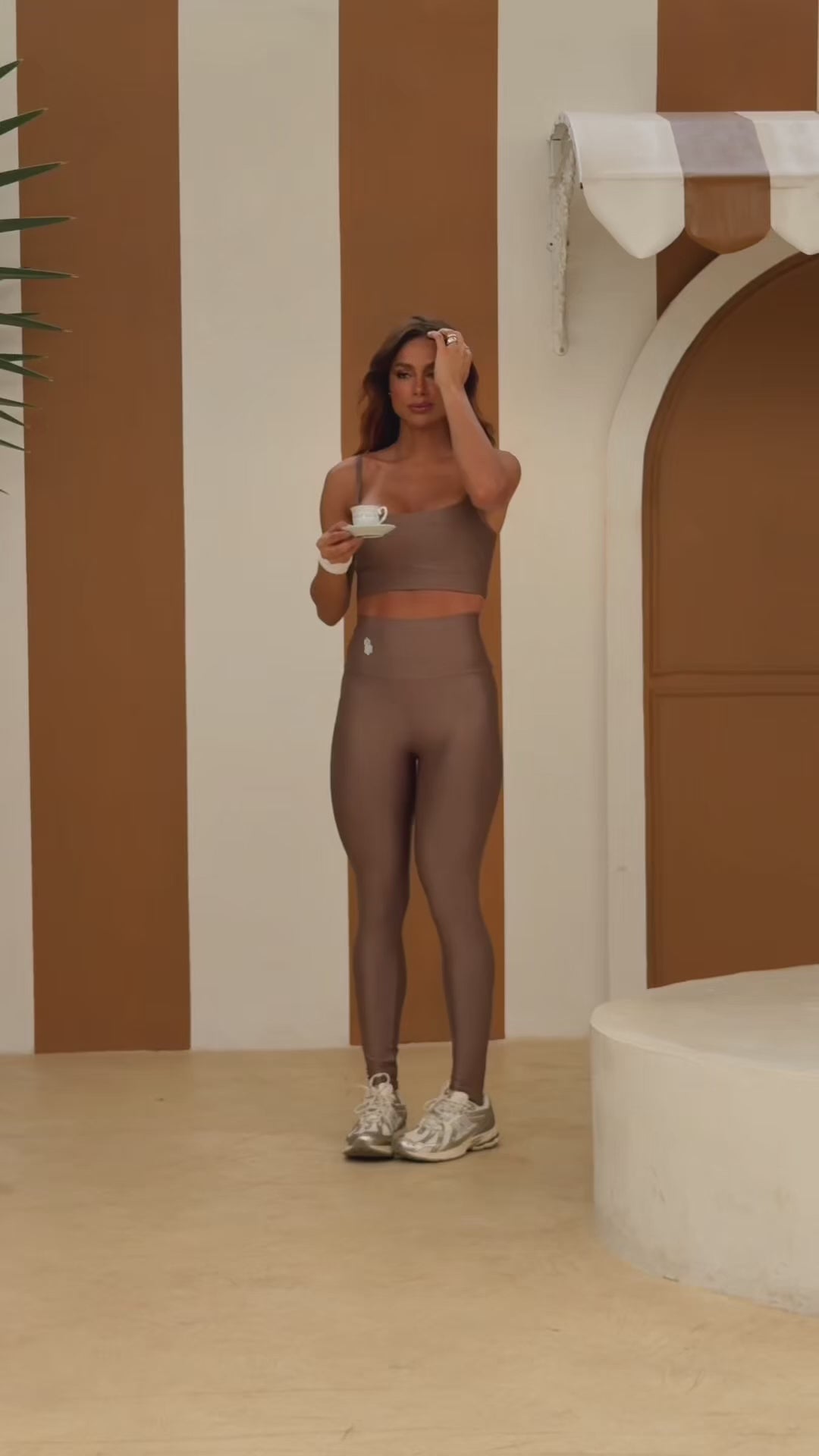 Leblon Legging Set - Castanho